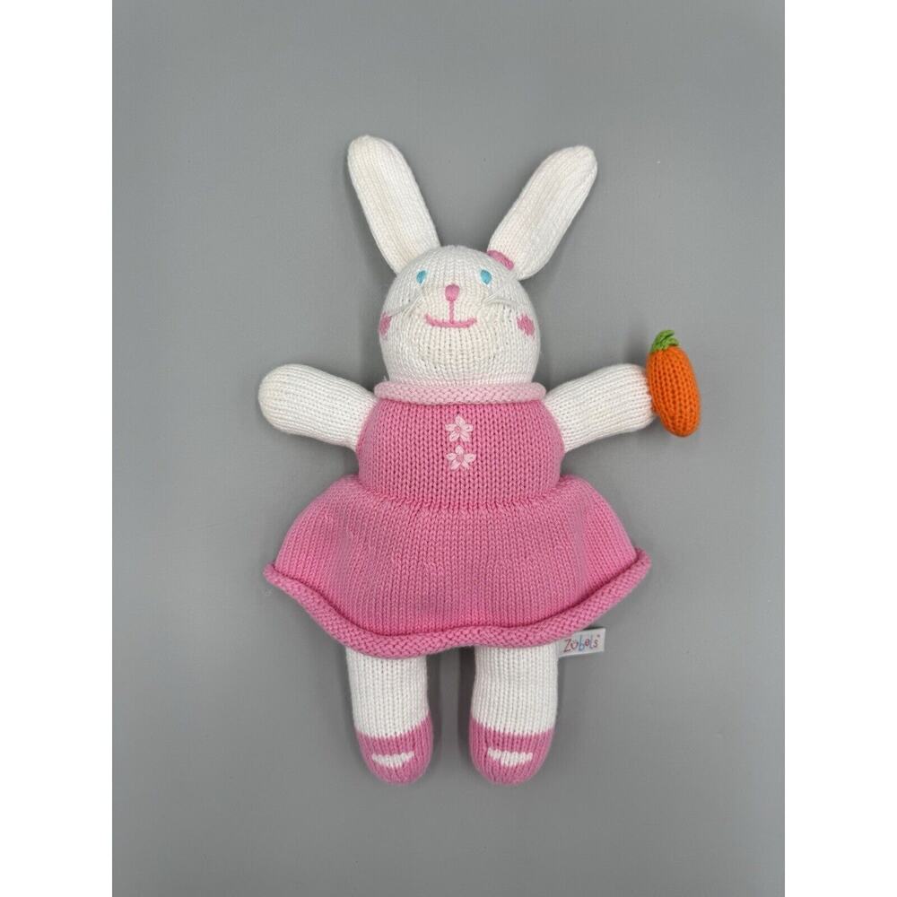ZUBELS PHARRIET BUNNY Rabbit 12” Pish Posh Knitted Plush